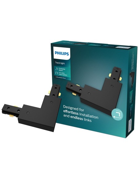 Conector en l sentido horario easylink, negro