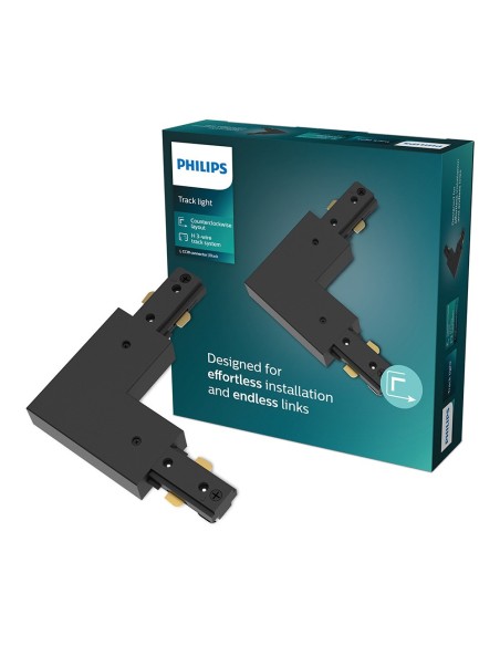 Conector en l sentido antihorario easylink, negro