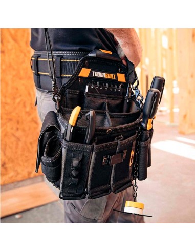 Bolsa maestro electricista con correa de hombro...