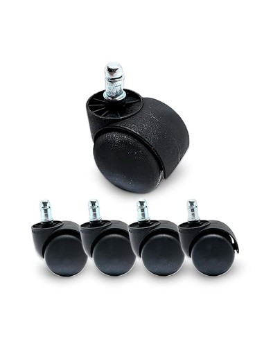 Ruedas silla gamer, 5 uds