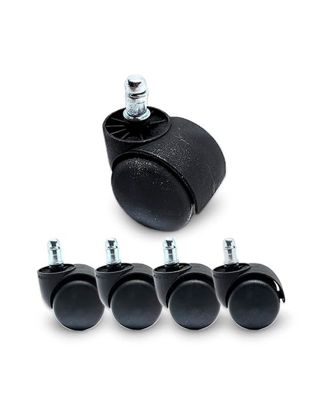 Ruedas silla gamer, 5 uds
