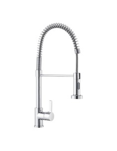 Grifo monomando de cocina, caño alto, serie pantón