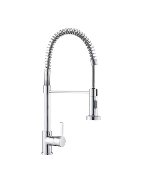 Grifo monomando de cocina, caño alto, serie pantón