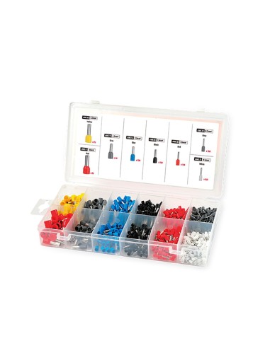 Caja punteras para cables, juego 800 piezas