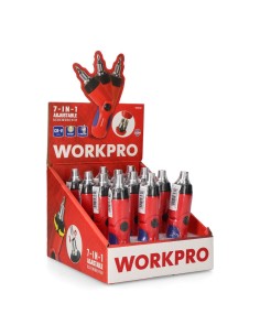 Destornillador de carraca, cabeza articulada, 7 en 1, 140 x 35 x 34 mm 2