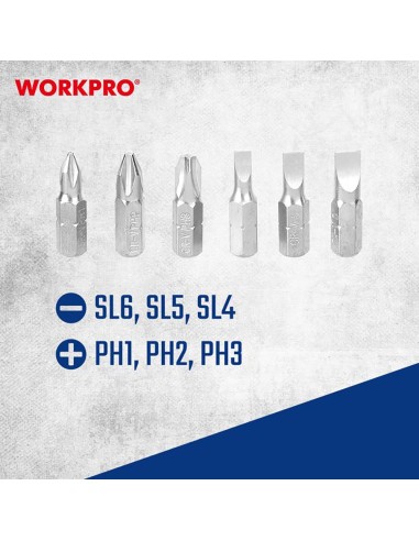 Destornillador de carraca, cabeza articulada, 7...