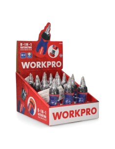 Destornillador corto de carraca, 8 en 1, 115 x 37 x 36,5 mm 2