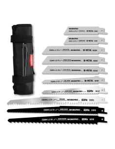 Hojas de sierra sable mixtas 10+10, juego 20 piezas