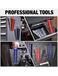 Soporte magnético para llaves, forma de tira, 12 posiciones, 280 x 56 x 45 mm 2