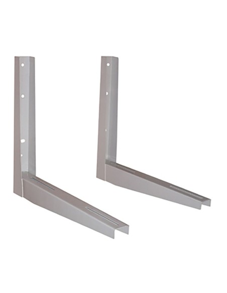 Soporte climatización de acero galvanizado 45 x 45 x 5 cm, espesor 1,5 mm