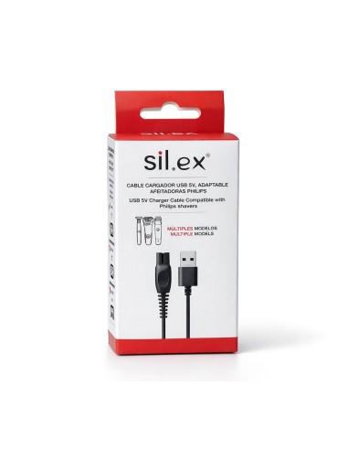 Cable cargador usb 5v para afeitadoras philips