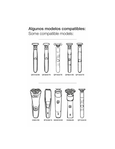 Cable cargador usb 5v para afeitadoras philips