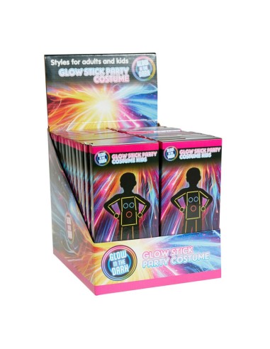 Set fiesta, brilla en la oscuridad, caja con 58...