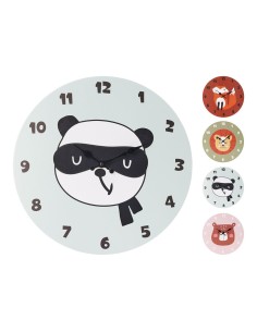 Reloj de pared infantil, modelos variados, ø33 cm