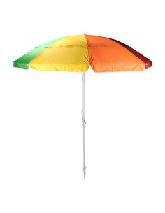 Sombrilla de playa arcoíris, ø200 x 220 cm