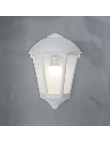 Farol de pared giulio, transparente, e27,...