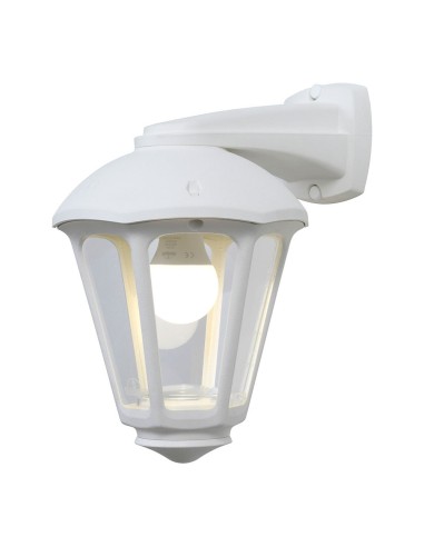 Farol pared con brazo nardo/giampy, transparente, e27, blanco, 210 x 270 x 315 mm
