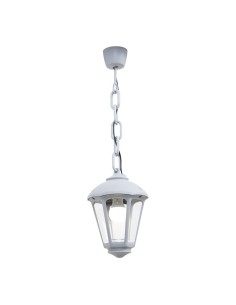 Farol techo con cadena sicar/giampy, transparente, e27, blanco, ø210 x 750 mm