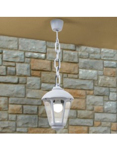 Farol techo con cadena sicar/giampy, transparente, e27, blanco, ø210 x 750 mm 2