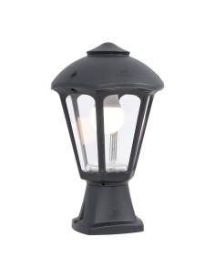 Farol sobremuro disma/giampy, transparente, e27, negro, ø210 x 330 mm