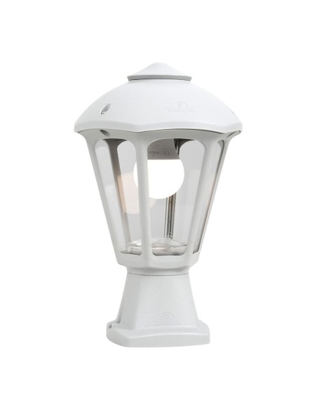 Farol sobremuro disma/giampy, transparente, e27, blanco, ø210 x 330 mm