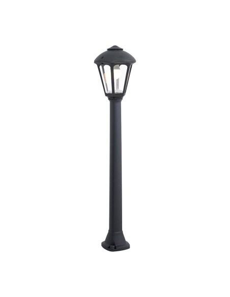 Farol baliza con poste giaffa/giampy, e27, negro, ø210 x 995 mm