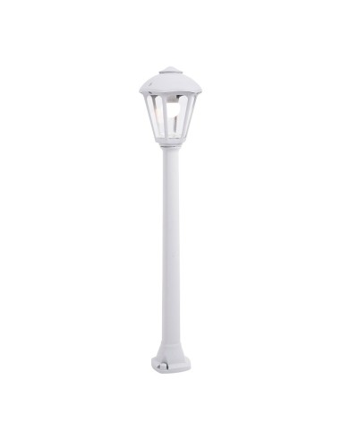 Farol baliza con poste giaffa/giampy, e27, blanco, ø210 x 995 mm