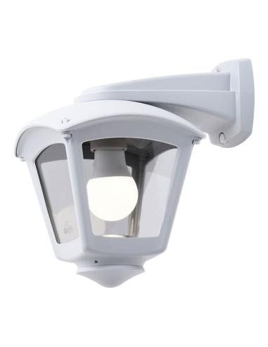 Farol pared con brazo nardo/roby, transparente, e27, blanco, 195 x 260 x 275 mm