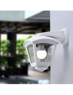 Farol pared con brazo nardo/roby, transparente, e27, blanco, 195 x 260 x 275 mm 2