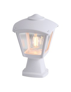 Farol sobremuro disma/roby, transparente, e27, blanco, 195 x 195 x 290 mm