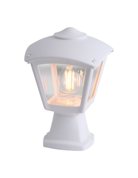 Farol sobremuro disma/roby, transparente, e27, blanco, 195 x 195 x 290 mm