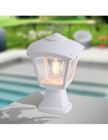 Farol sobremuro disma/roby, transparente, e27,...