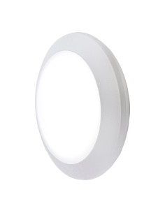 Plafón superficie redondo berta, translúcido, e27, blanco, ø275 x 80 mm