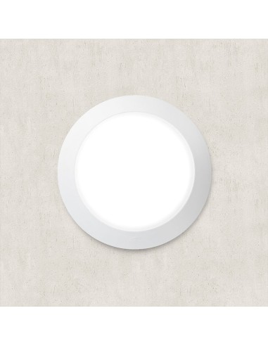 Plafón superficie redondo berta, translúcido,...