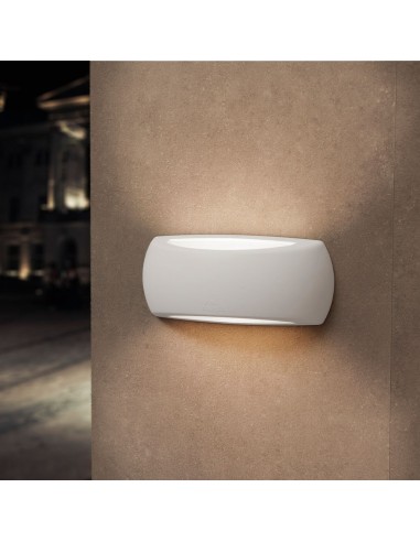 Aplique ovalado con visera francy, translúcido,...