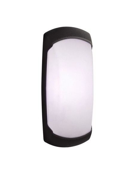 Aplique ovalado francy-op, translúcido, e27, negro, 300 x 85 x 130 mm