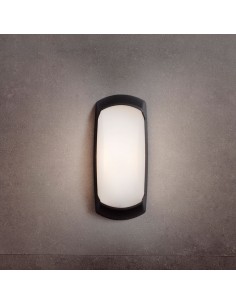 Aplique ovalado francy-op, translúcido, e27, negro, 300 x 85 x 130 mm 2