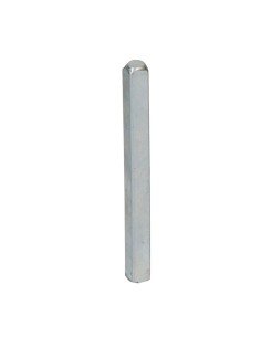 Cuadradillo de acero galvanizado, 9 x 9 x 110 mm
