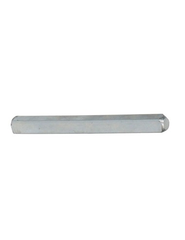 Cuadradillo de acero galvanizado, 9 x 9 x 110 mm