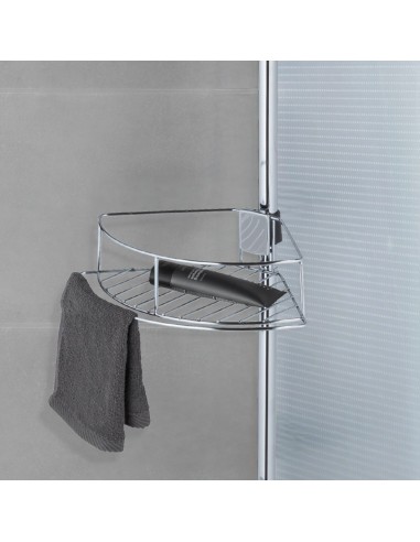 Rinconera telescópica de acero inoxidable,...