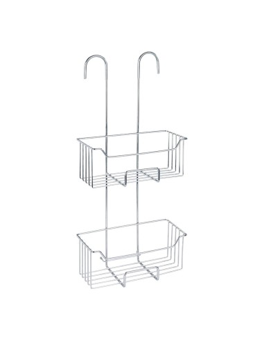 Cesto para la ducha doble piso, milo, 25 x 14 x 55 cm