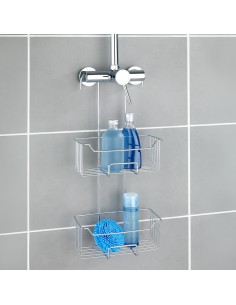 Cesto para la ducha doble piso, milo, 25 x 14 x 55 cm 2