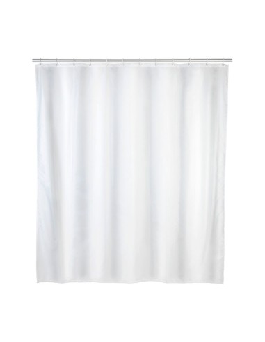 Cortina de ducha de peva, blanco, 120 x 200 cm