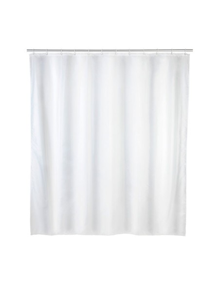 Cortina de ducha de peva, blanco, 120 x 200 cm