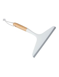 Limpiamamparas y azulejos con gancho, blanco y bambú, bellagio