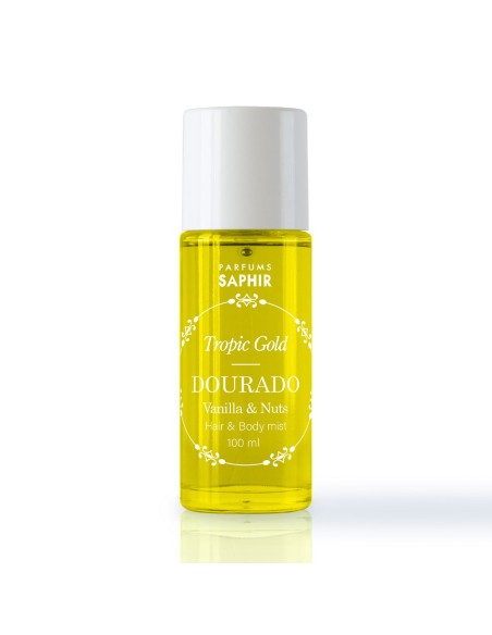 Bruma hair&body mist, dourado, vanilla&nuts, 100 ml