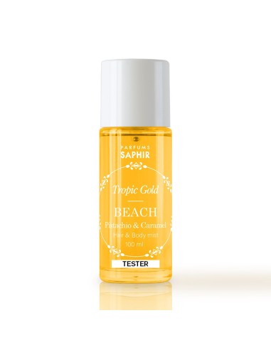 Tester hair&body mist, beach, pistachio&caramel, 100 ml