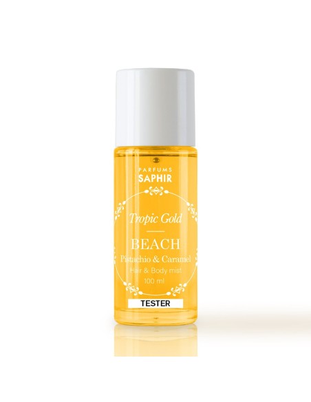 Tester hair&body mist, beach, pistachio&caramel, 100 ml