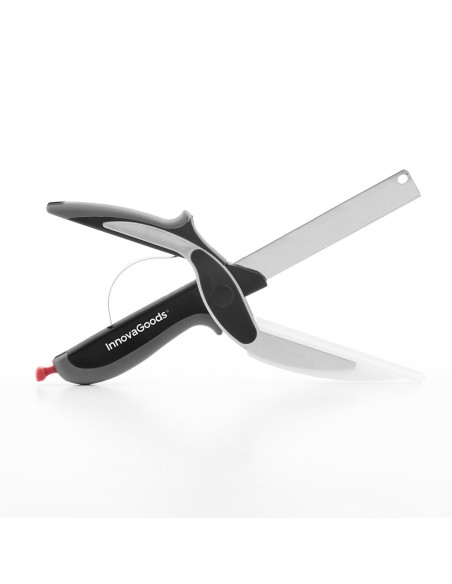Cuchillo - tijera con mini tabla de cortar integrada