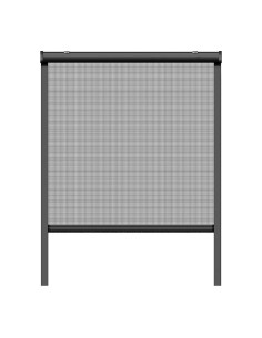 Mosquitera enrollable, antracita, 100 x 160 cm 2